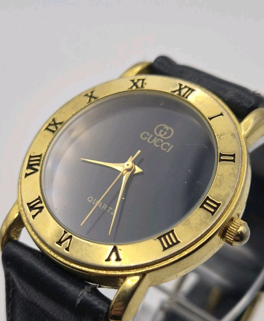 vintage Gucci 2035  21 gold plated quartz watch7