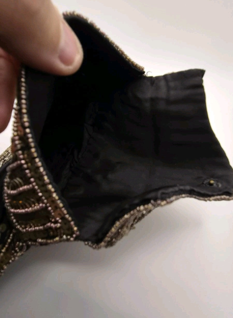 vintage Belgium Art Deco sequin evening purse8