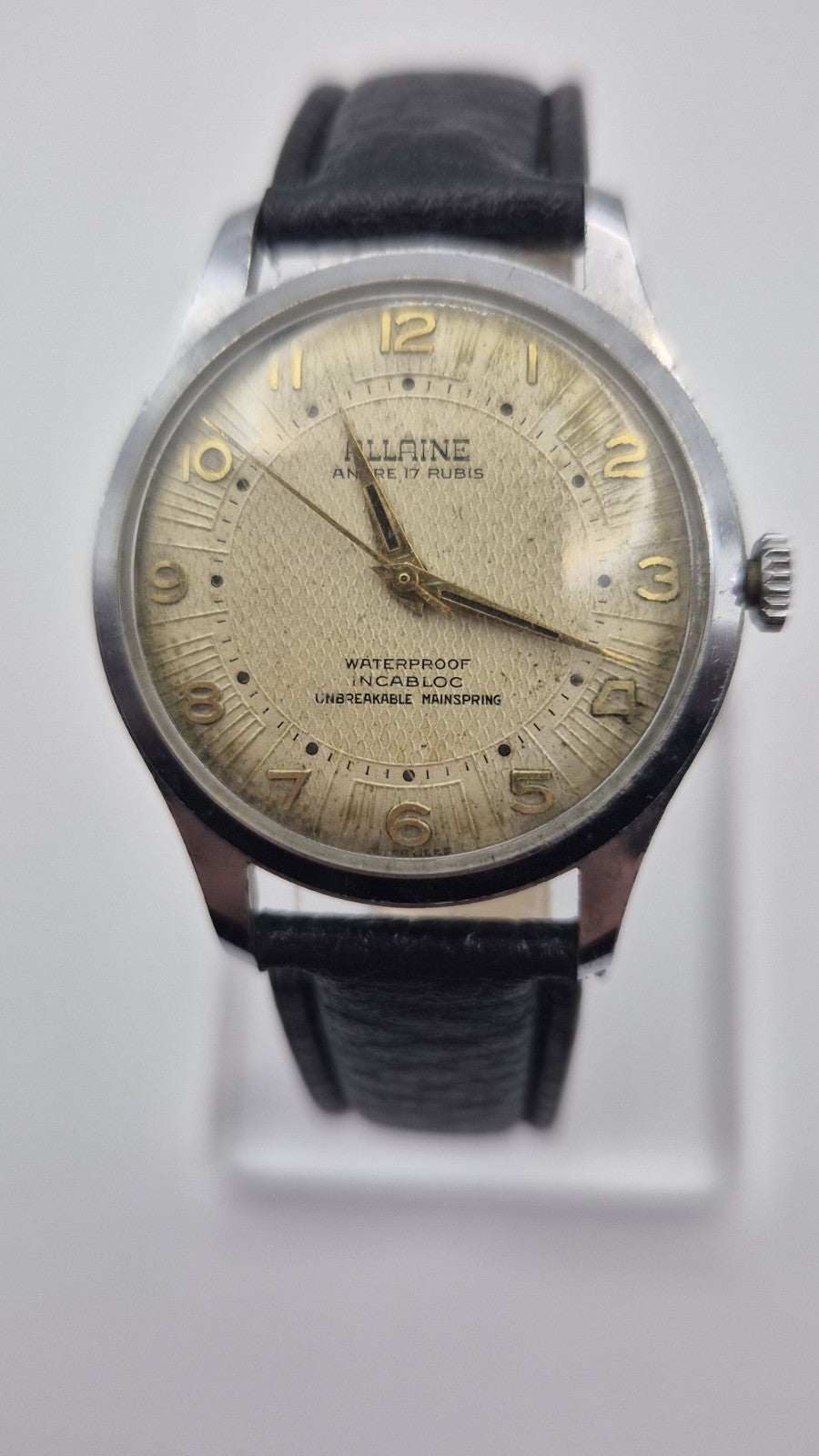 Vintage Allaine Men’s Mechanical Watch Incabloc 17 Jewels Swiss Made – Working6