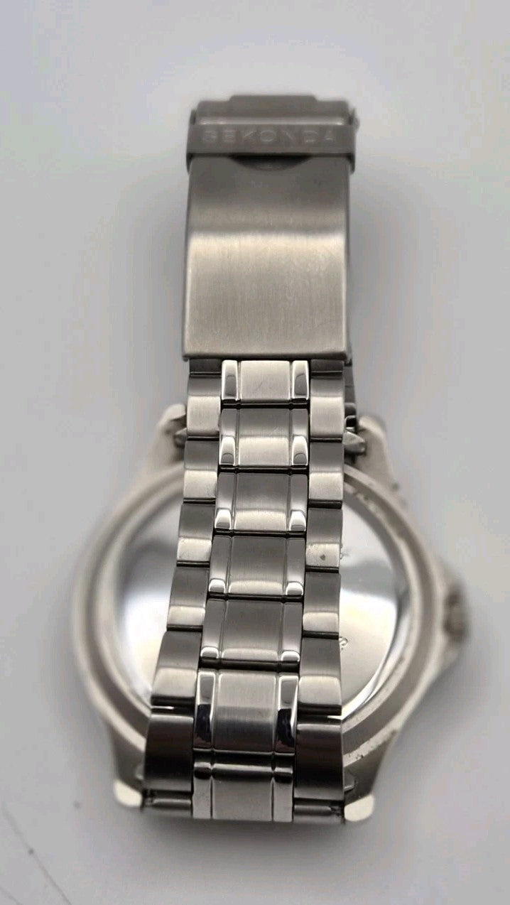 Sekonda 3592-AKV men's sports wristwatch featuring a blue dial Working6
