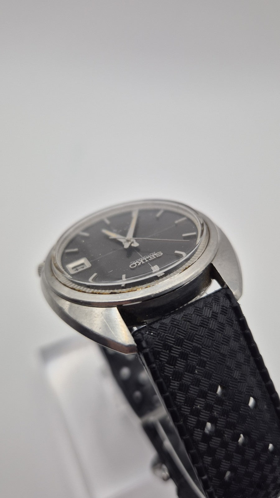 VINTAGE 60's SEIKO AUTOMATIC 6105-6009 MEN'S WATCH Captain Willard Movement Rare10