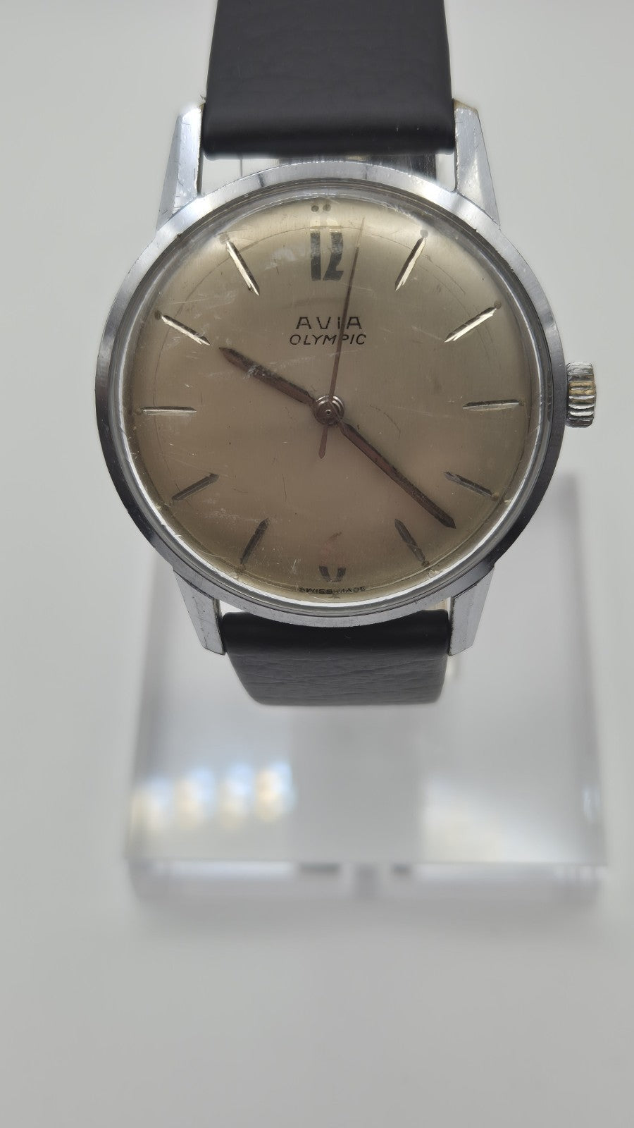 Avia  Mens Olympic  Swiss Made Vintage Mechanical Watch1