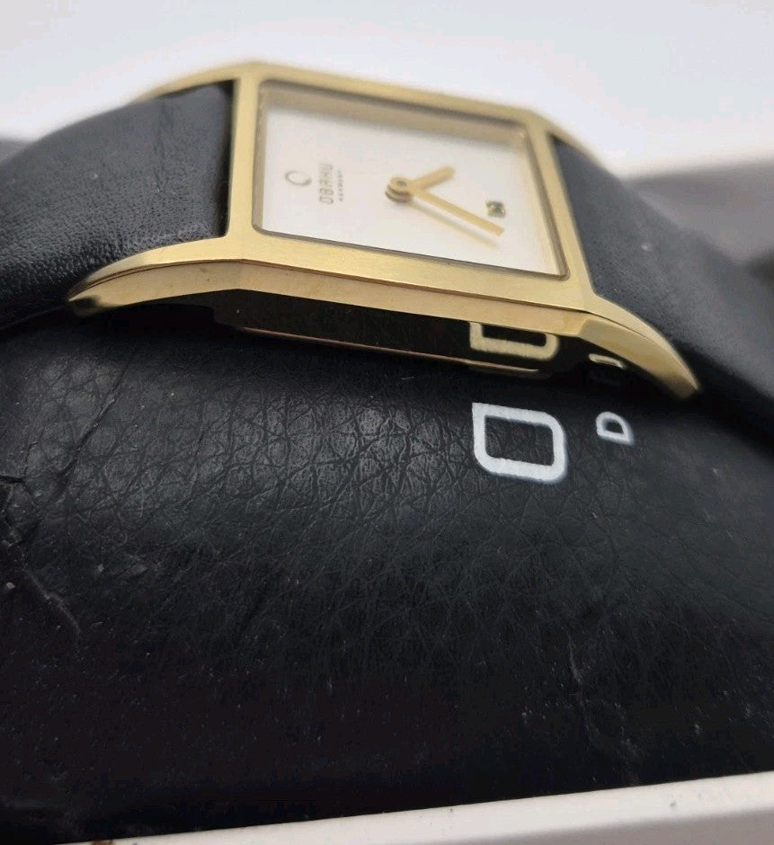 Obaku Harmony quartz Ladies wristwatch Model V113LGIRB With a gold tone...4