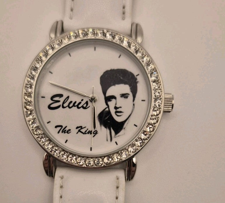 Elvis the king watch Zeon Brand New Tin Forever The King Watch 9
