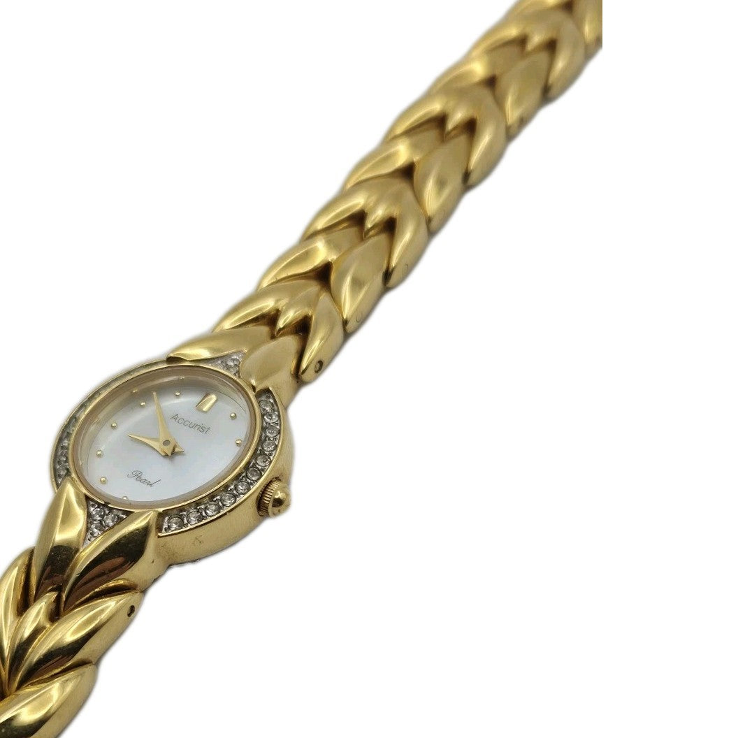 Ladies Accurist LB630P Pearl Quartz Watch 2