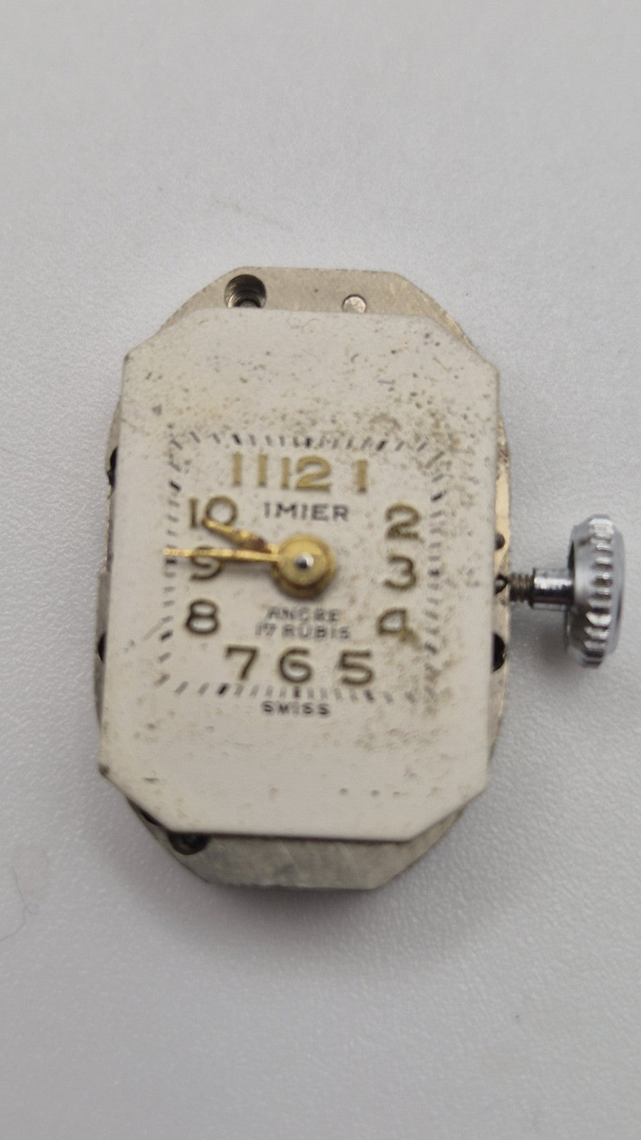 vintage Imier ladies' cocktail Manual 17 Jewel  wristwatch18