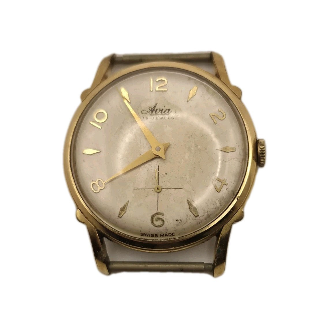 Avia 15 Jewels Vintage Swiss HandWind Small Seconds – Working6