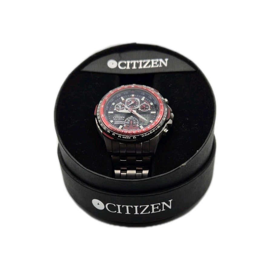 Citizen Skyhawk A-T Red Arrows JY011055E Black Dial Radio Controlled Wrist Watch3