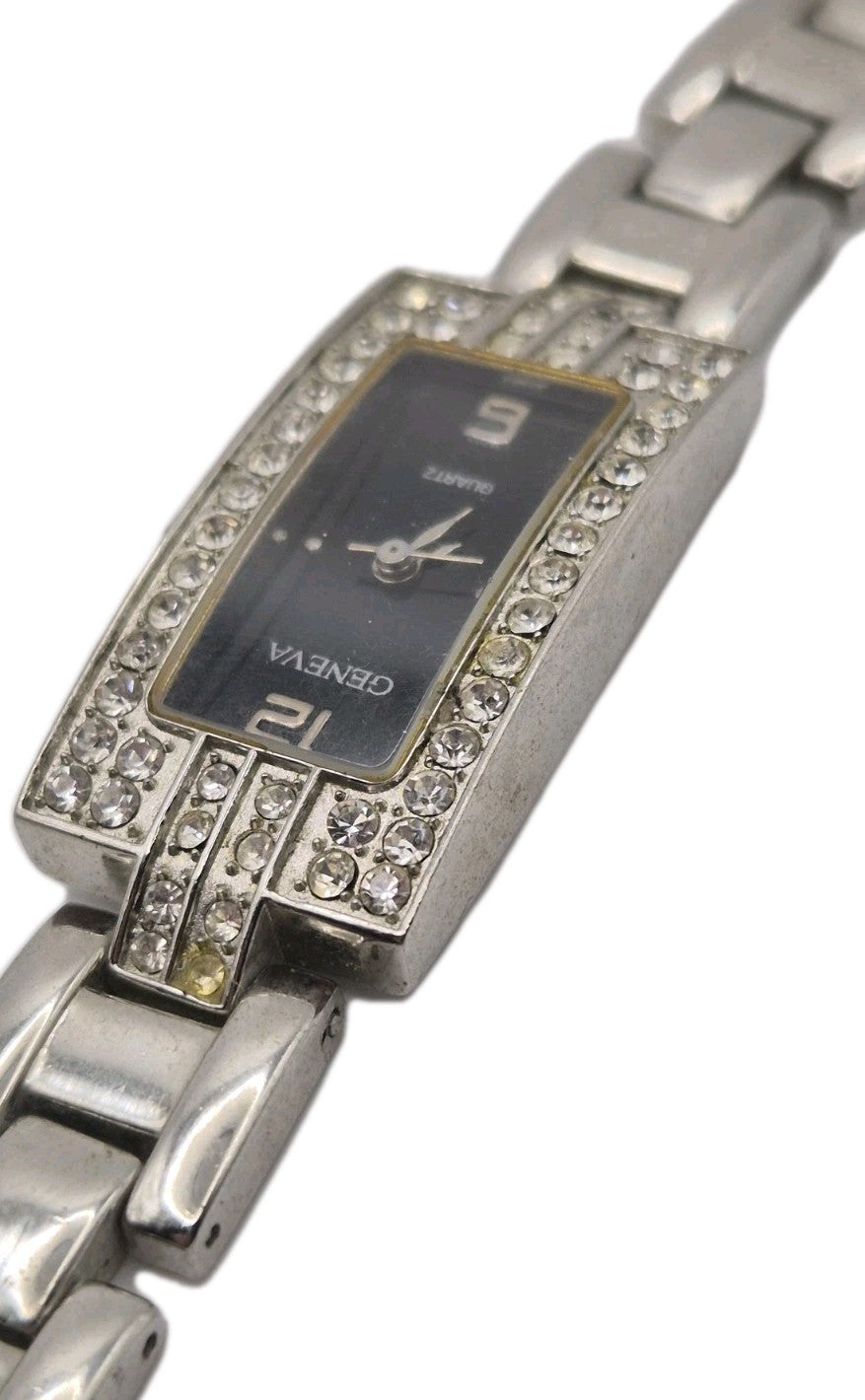 Geneva women's silvertone quartz watch6