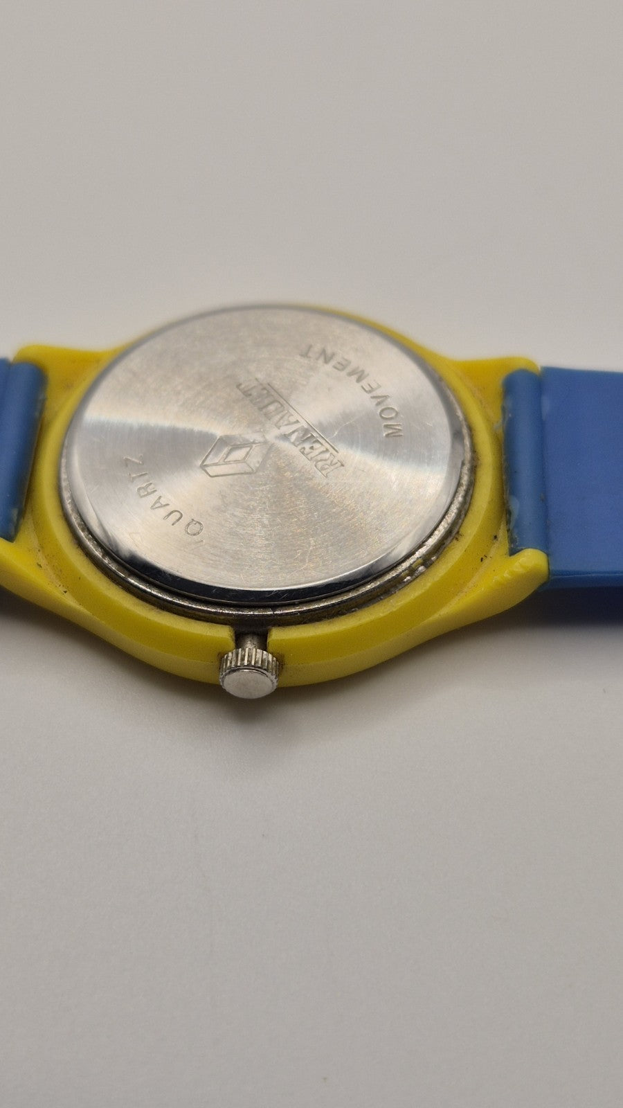 Vintage 1990s Renault Promotional Watch Quartz Rubber Strap Working4
