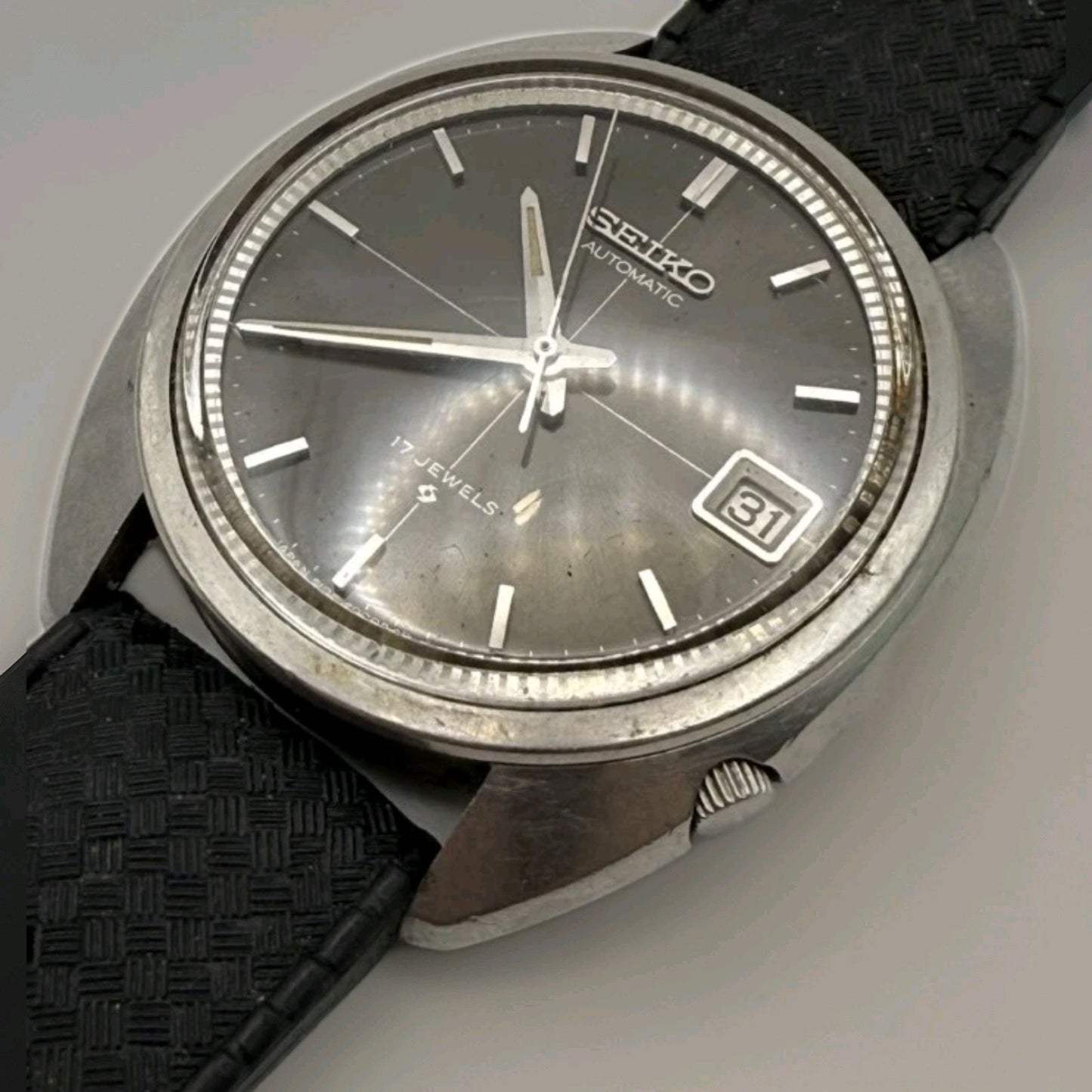 1960's SEIKO AUTOMATIC 6105-6009 MEN'S WATCH Captain Willard Movement Rare5