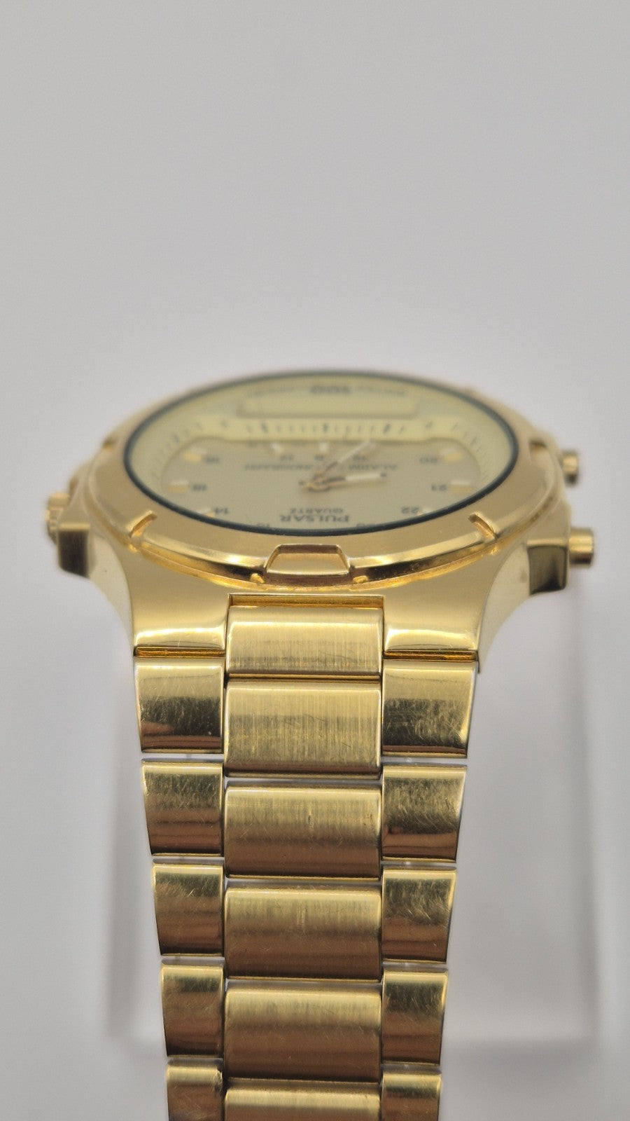 Vintage Men’s Pulsar Analog Digital Chronograph Watch V041-90306