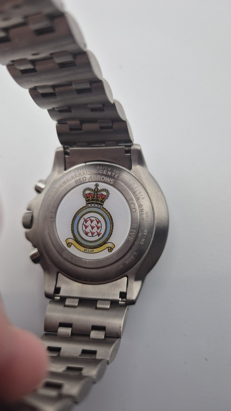 Citizen Red Arrows Skyhawk A.T watch featuring a Titanium case and bracelet17