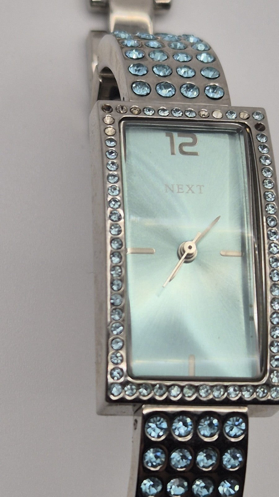 Next Women's Silver and Blue Watch3