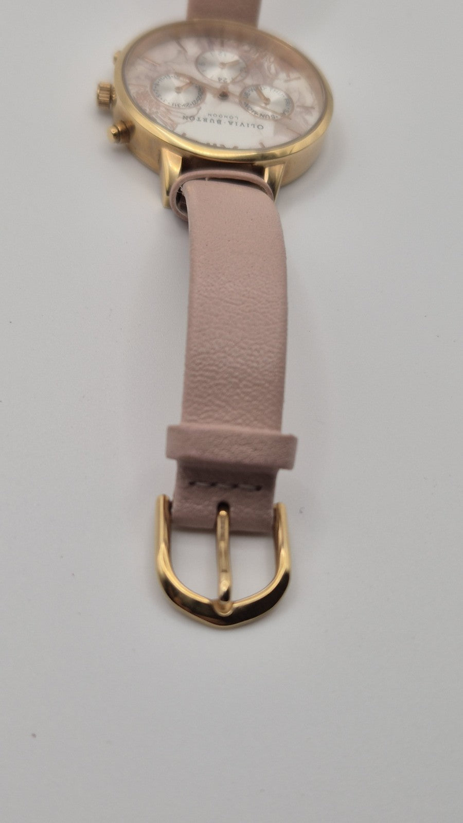 Olivia Burton Analogue Multifunction Quartz Watch for Women with Pink Leather...8