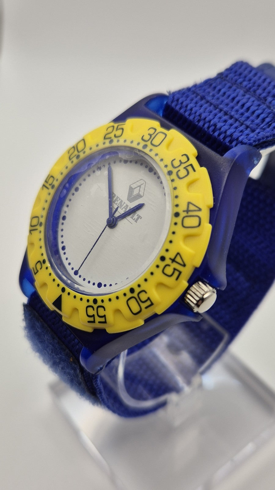 Renault Blue/Yellow Promotional Watch with rotating bezel 6
