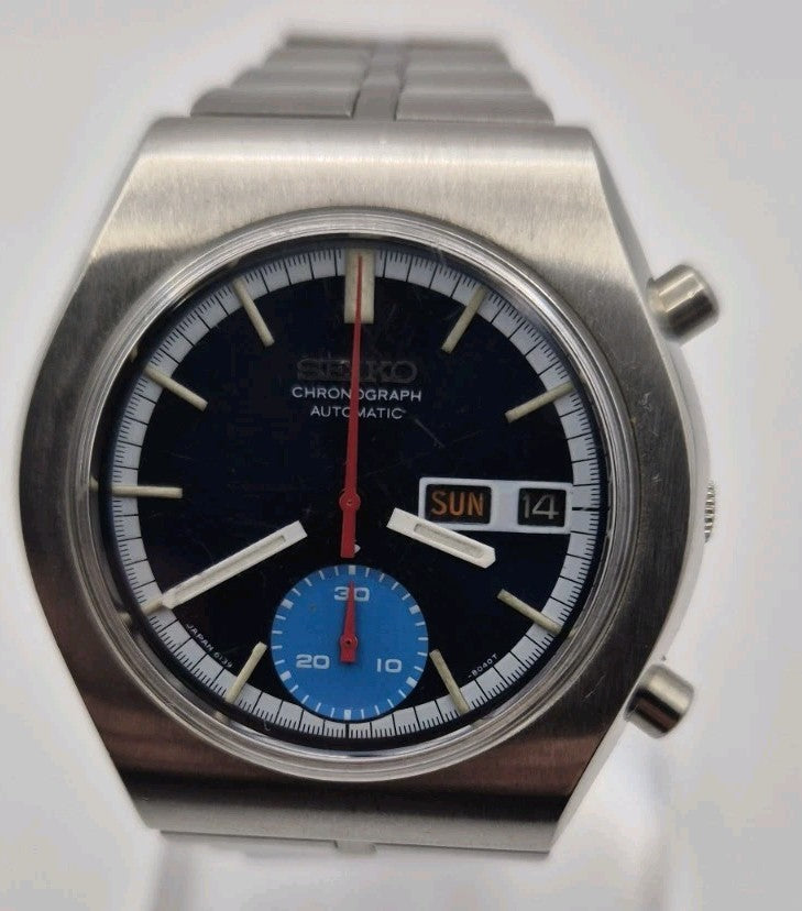 Seiko - Chronograph, ref. 6139-8020 Blue Eye0