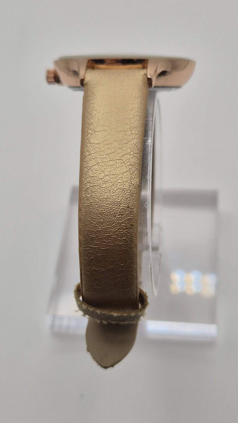 BLUSH LADIES QUARTZ WATCH Rose gold face and gold strap5