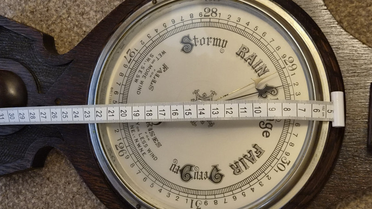 Antique Quality carved Banjo Barometer13