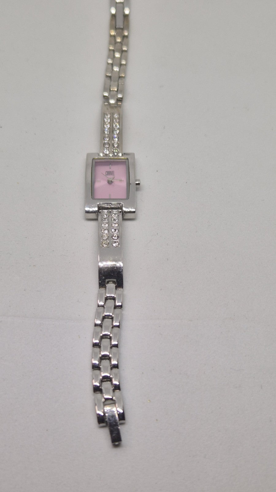 Carvel Ladies Pink Gem Watch2