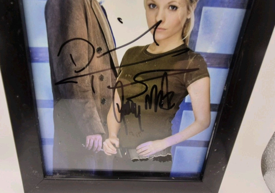 Dual signed autographed photo of David Tennant as the Tenth Doctor and...2