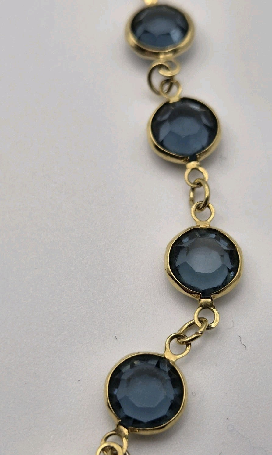 vintage Swarovski crystal station necklace7