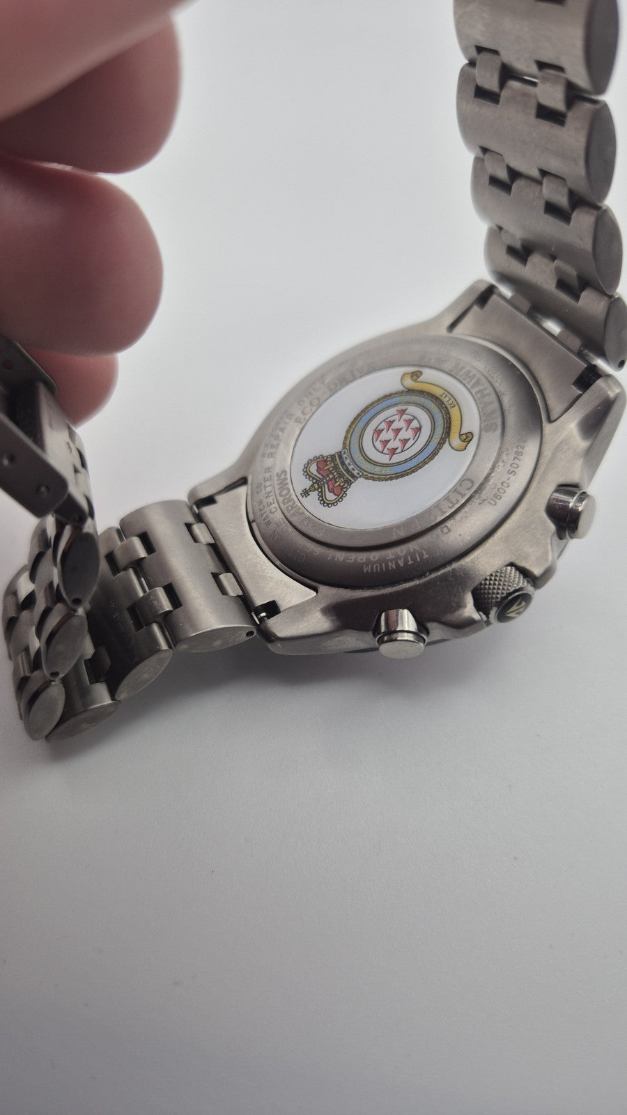Citizen Red Arrows Skyhawk A.T watch featuring a Titanium case and bracelet15