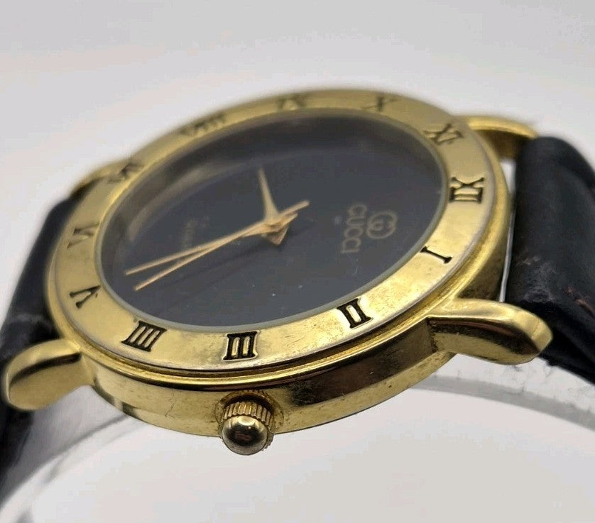 vintage Gucci 2035  21 gold plated quartz watch6