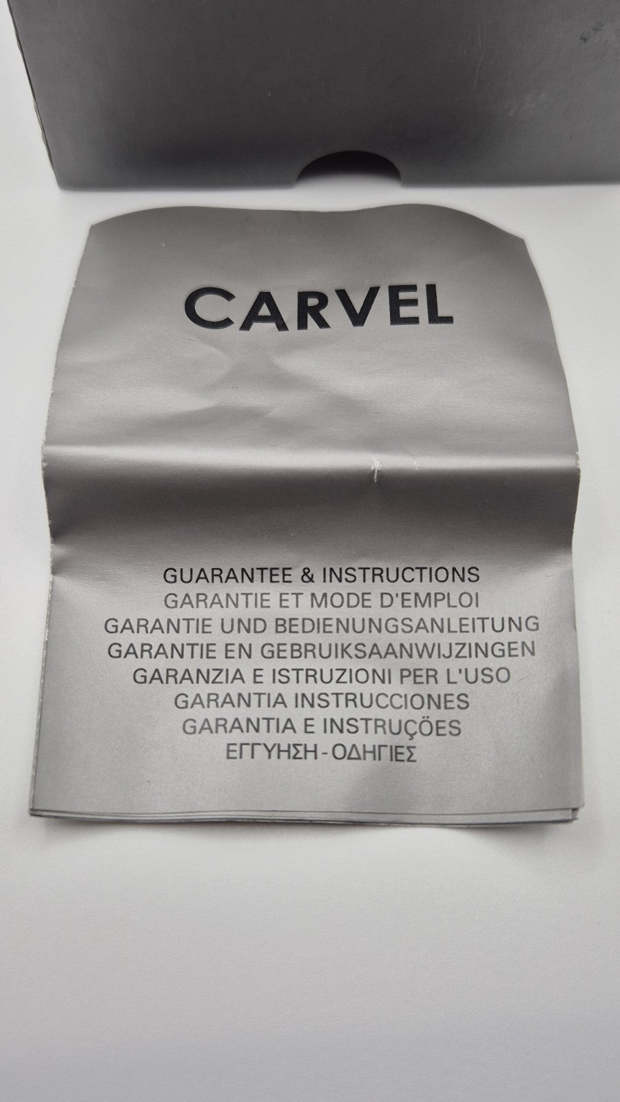 Carvel stainless steel ladies' watch with model number 9706417