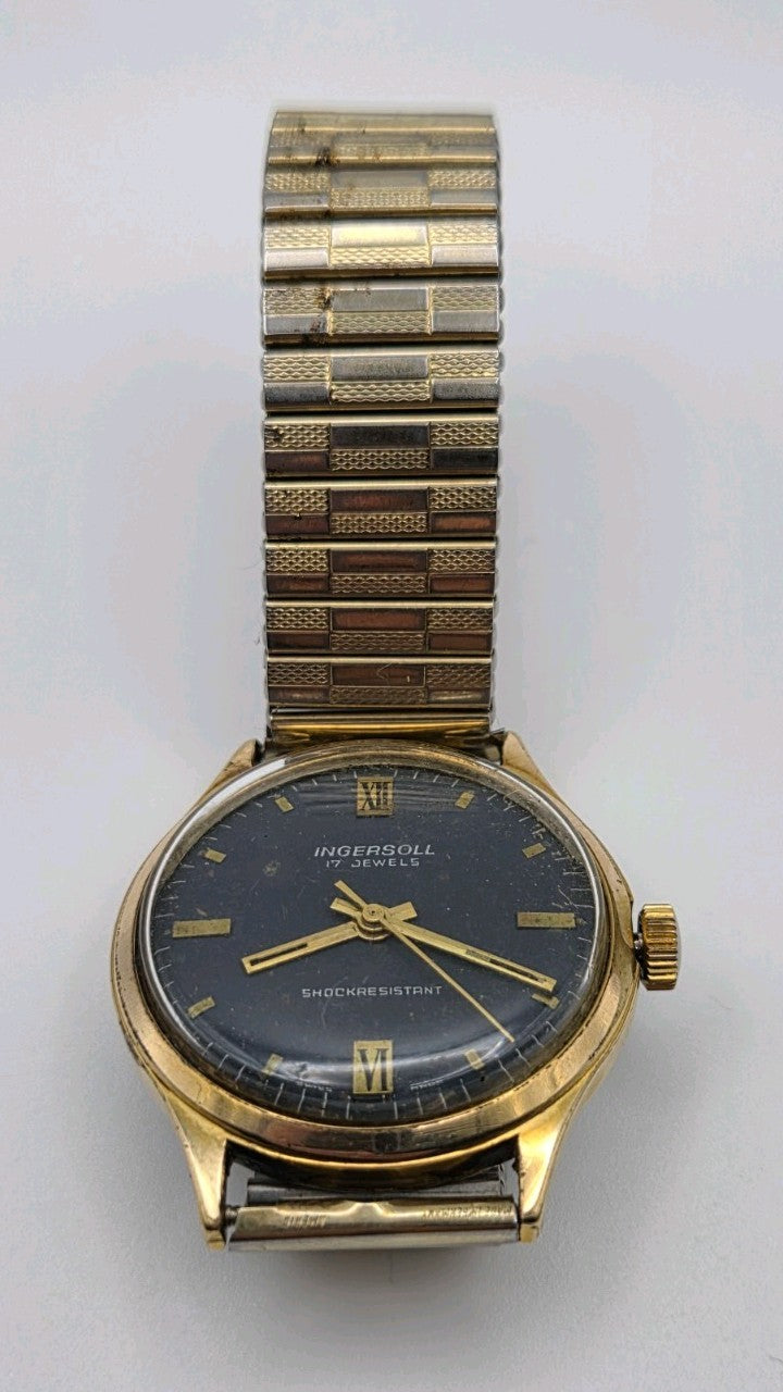 vintage Ingersoll 17 Jewels Shockresistant mechanical Mens wristwatch10