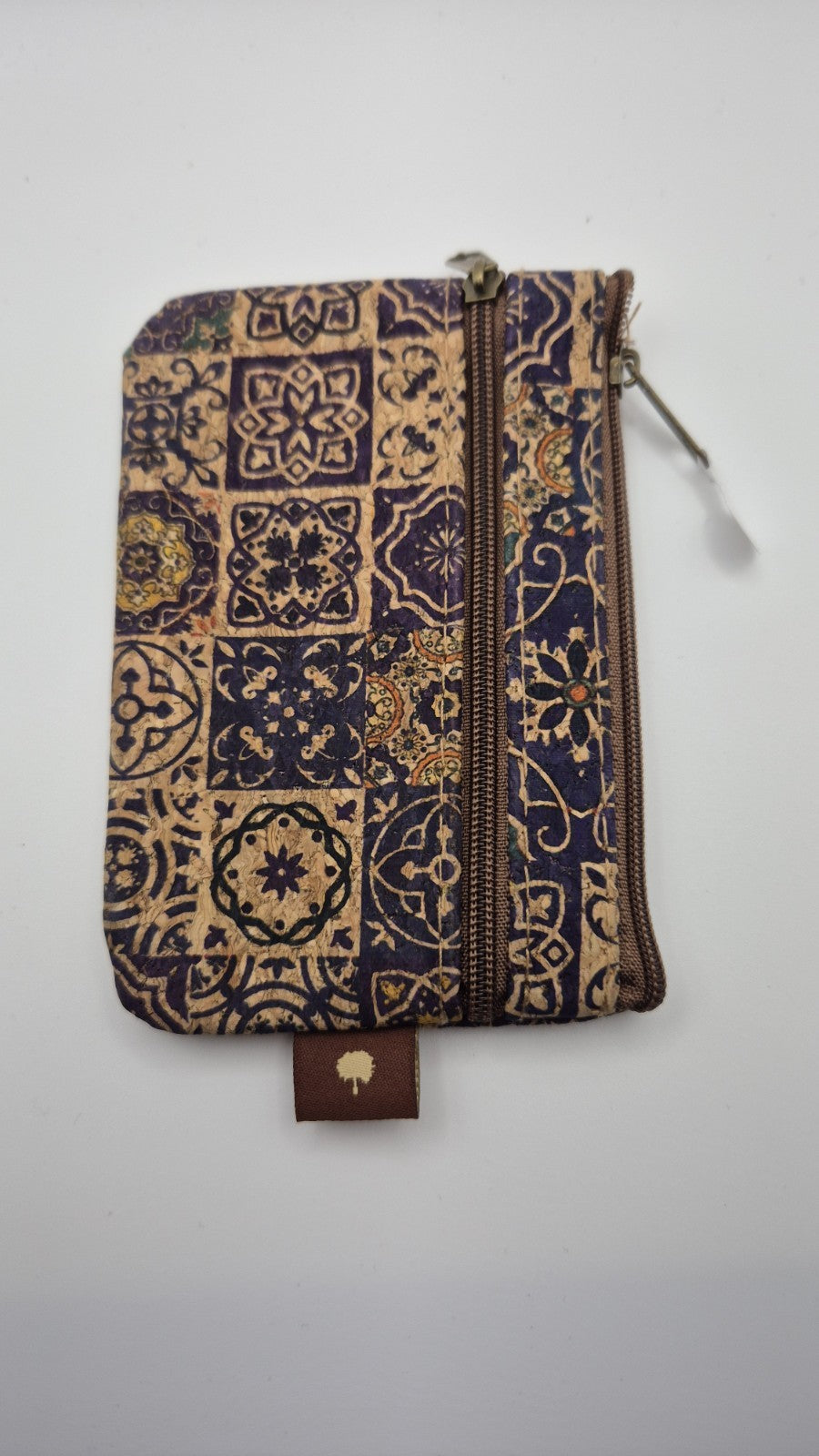 cork zipper purse0