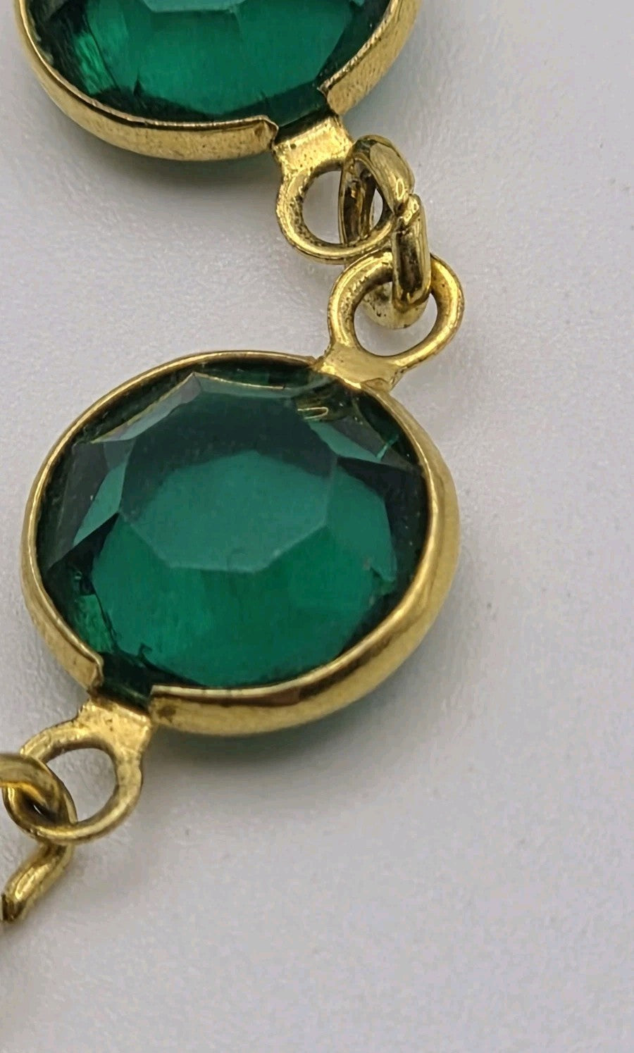 vintage Swarovski crystal station necklace5