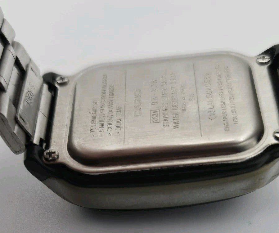 Casio DB-37H 2524 Multi Lingual Data Bank Illuminator Vintage Watch15