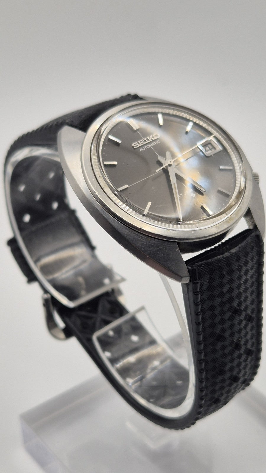 VINTAGE 60's SEIKO AUTOMATIC 6105-6009 MEN'S WATCH Captain Willard Movement Rare2
