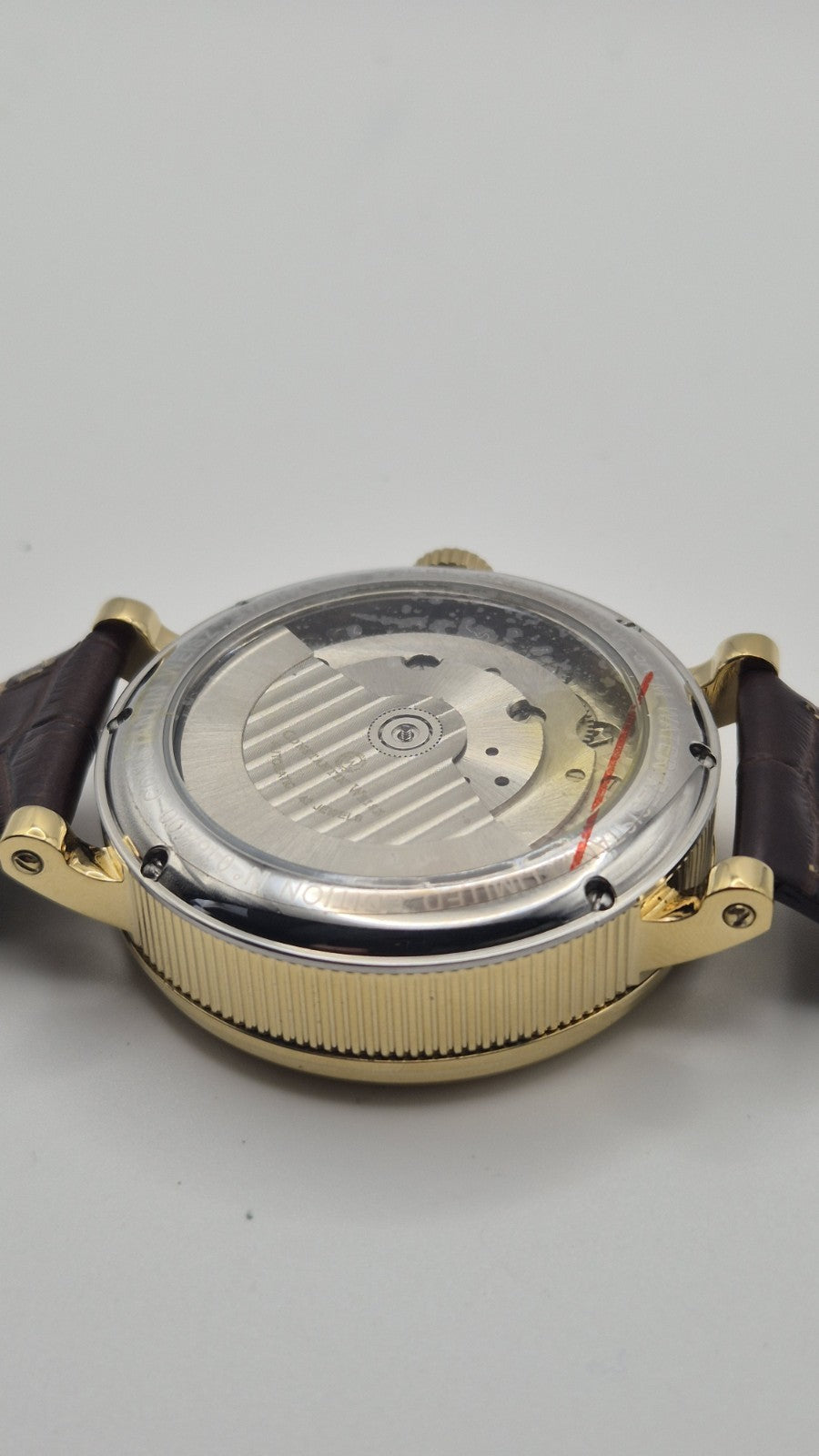 CONSTANTIN WEISZ LIMITED EDITION WRIST WATCH FEATURING A A GOLD PLATED CASE WITH10