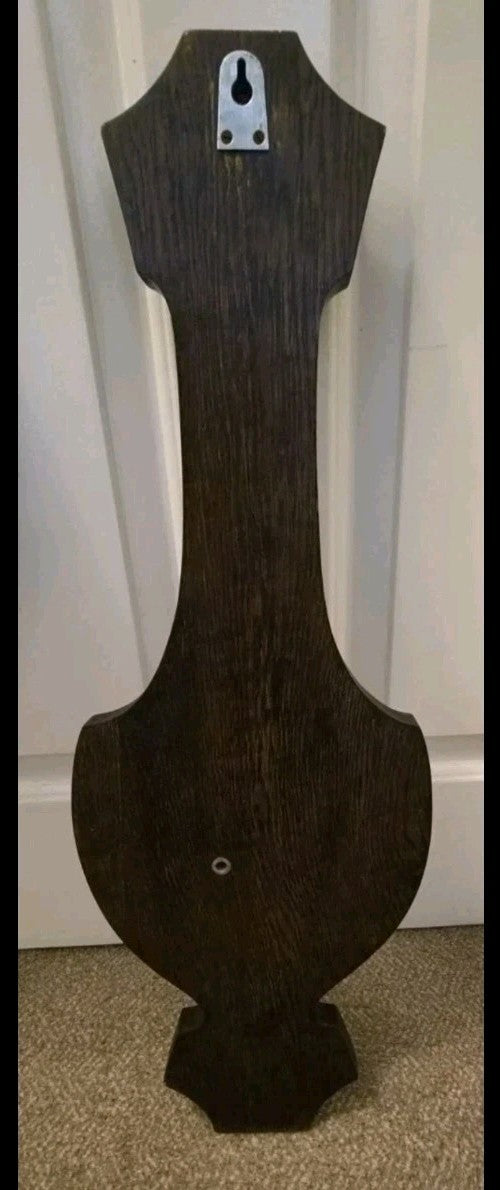 Vintage Wood  carved  Barometer2