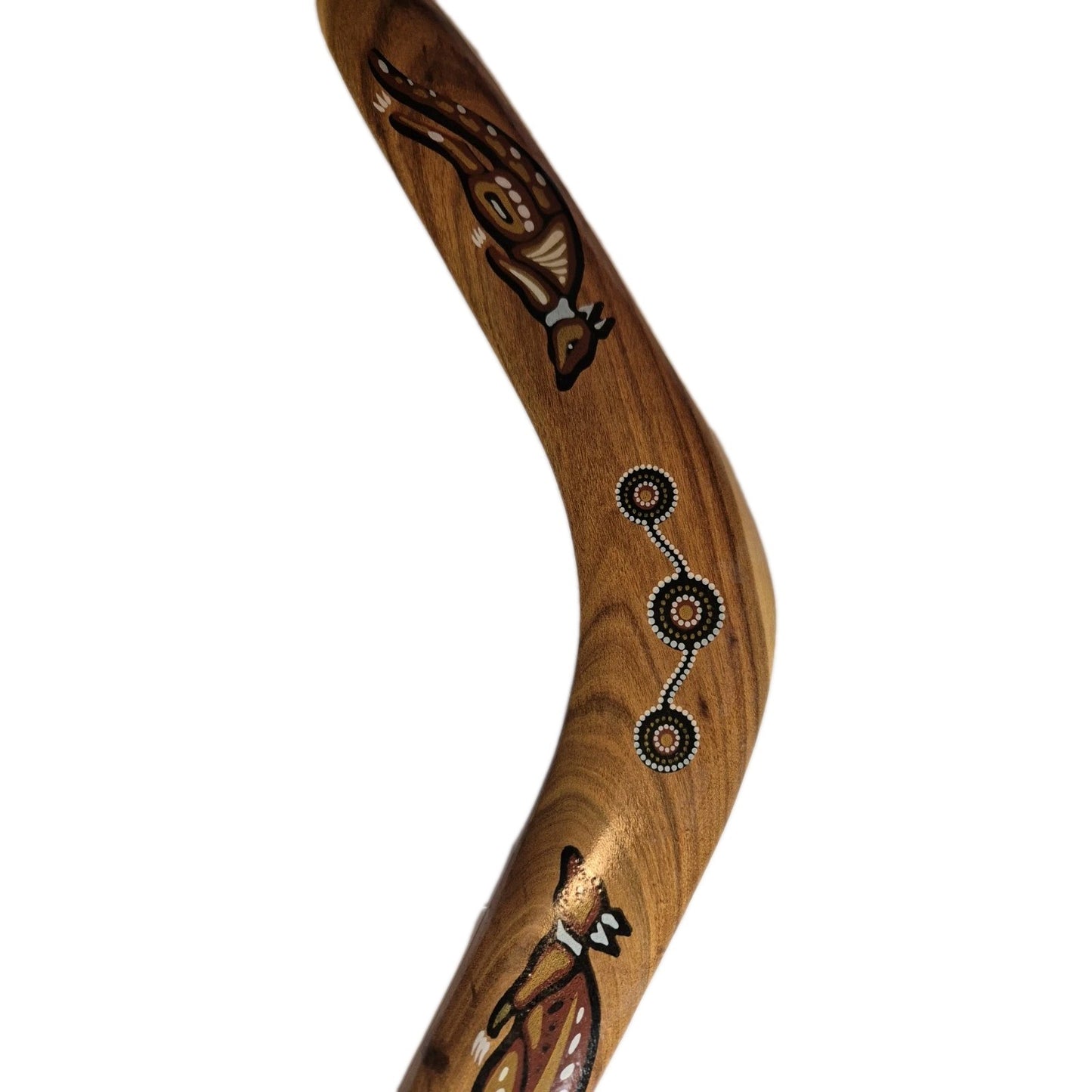 Australian Made Davric Boomerang  Hand Crafted & Painted Aboriginal SIZE 202