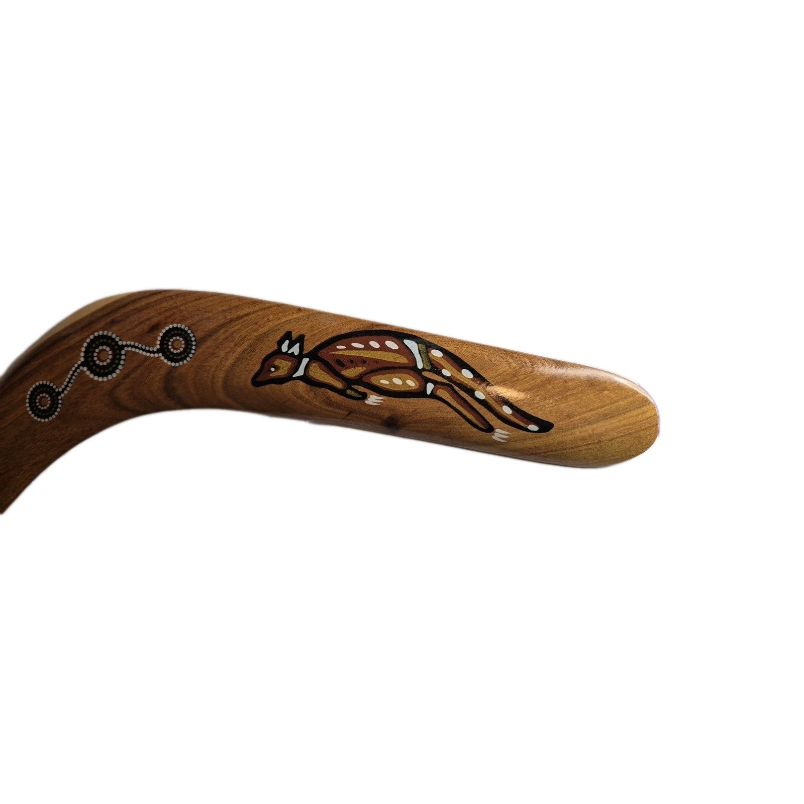 Australian Made Davric Boomerang  Hand Crafted & Painted Aboriginal SIZE 203