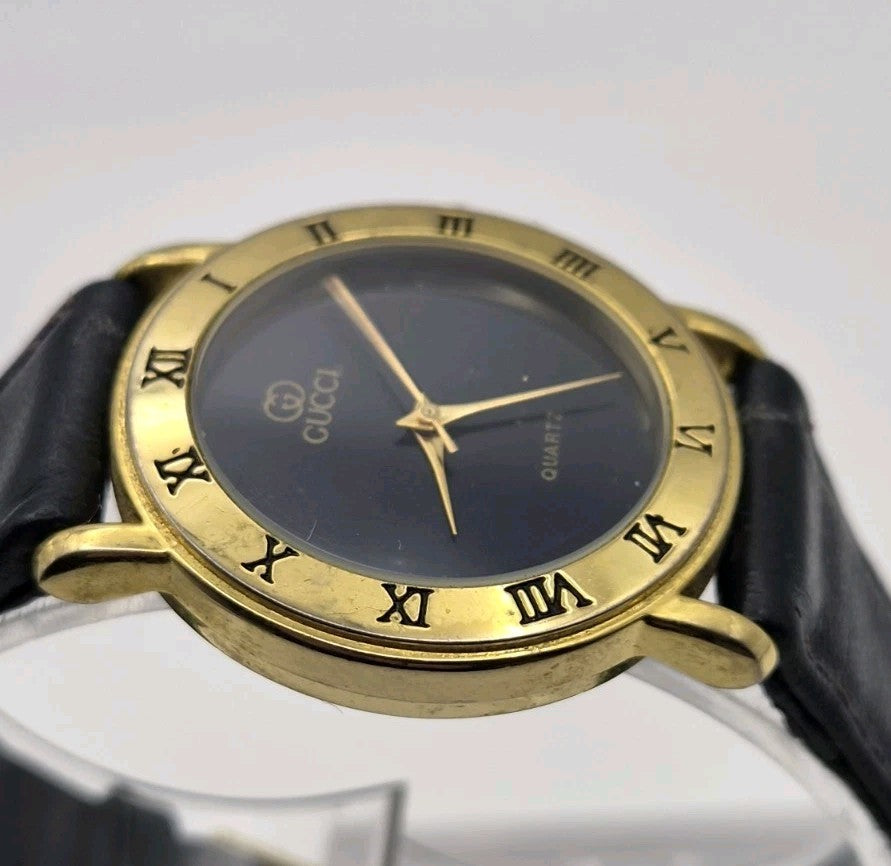vintage Gucci 2035  21 gold plated quartz watch2