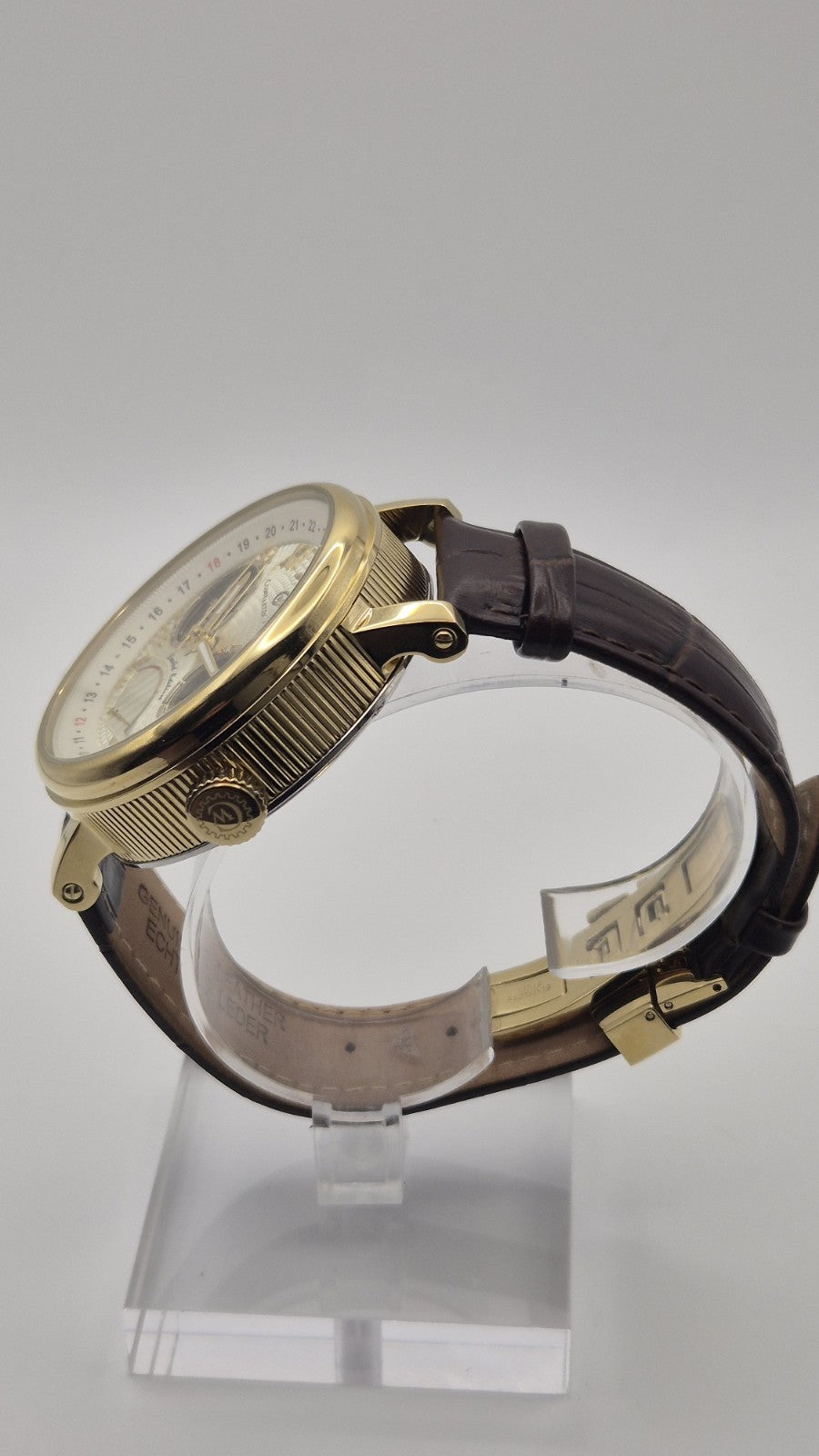 CONSTANTIN WEISZ LIMITED EDITION WRIST WATCH FEATURING A A GOLD PLATED CASE WITH7