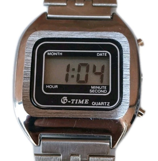 Beltime Digital Stainless Steel Watch New Old Stock Full Working0