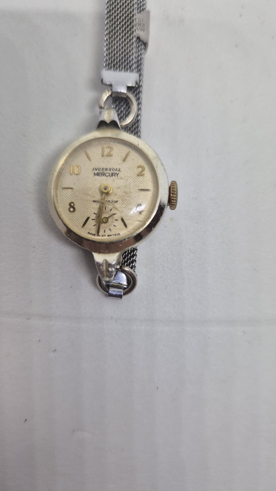Vintage Ingersoll Mercury  Ladies Mechanical  with Seconds Hand Untested Watch0