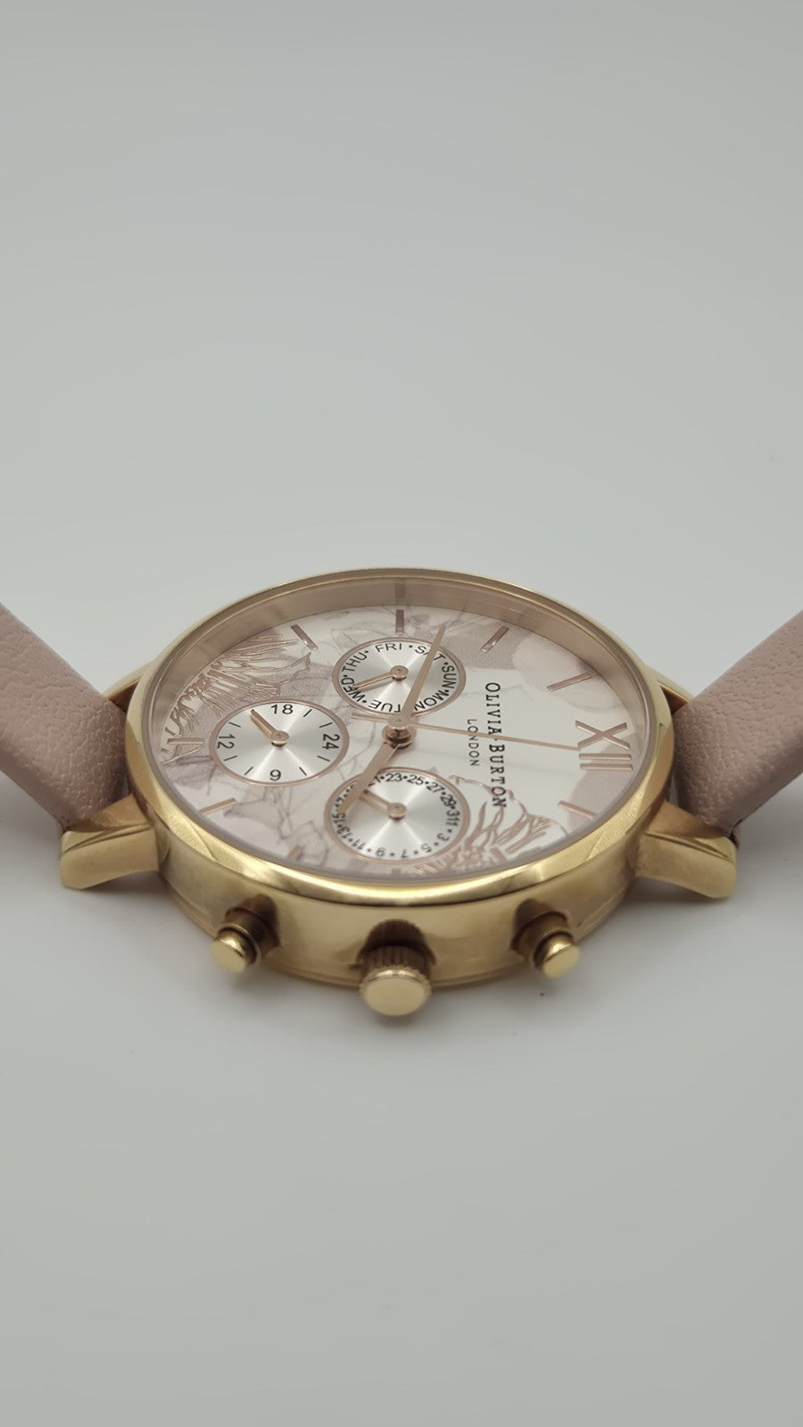 Olivia Burton Analogue Multifunction Quartz Watch for Women with Pink Leather...2