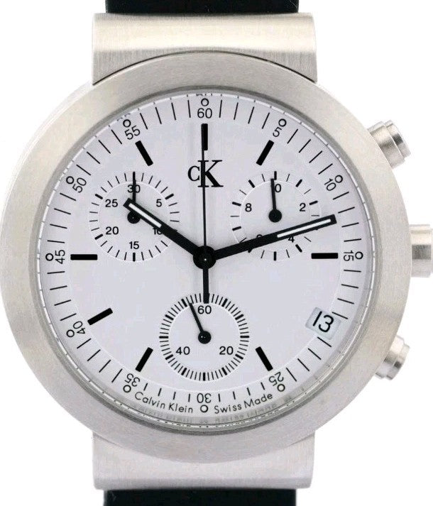 Calvin Klein / Chronograph  Gentlemen's Steel Wristwatch0
