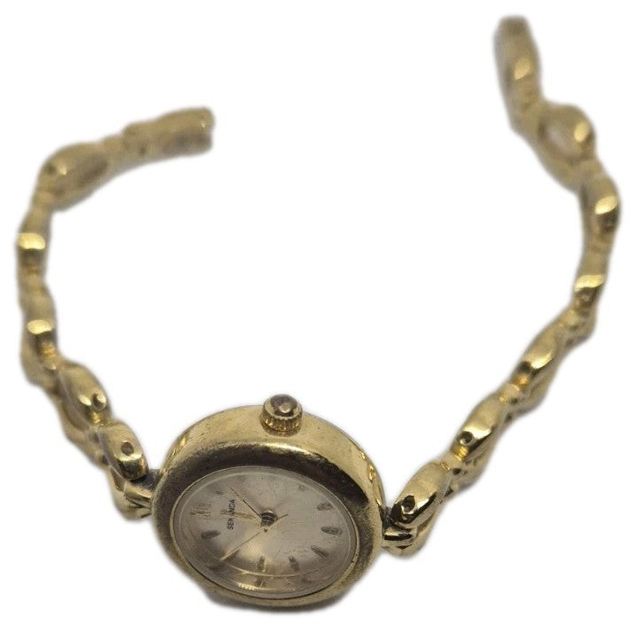 Sekonda women's goldtoned analog watch.9