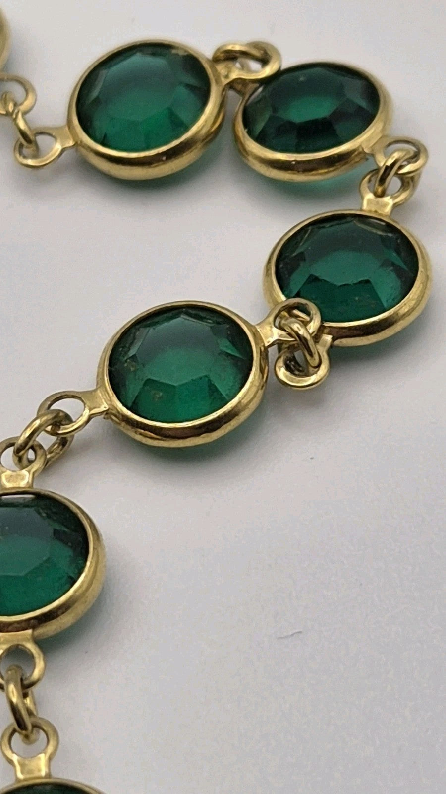 vintage Swarovski crystal station necklace4