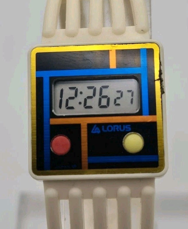 Lorus RLZ001 digital watch 1980s Rare0