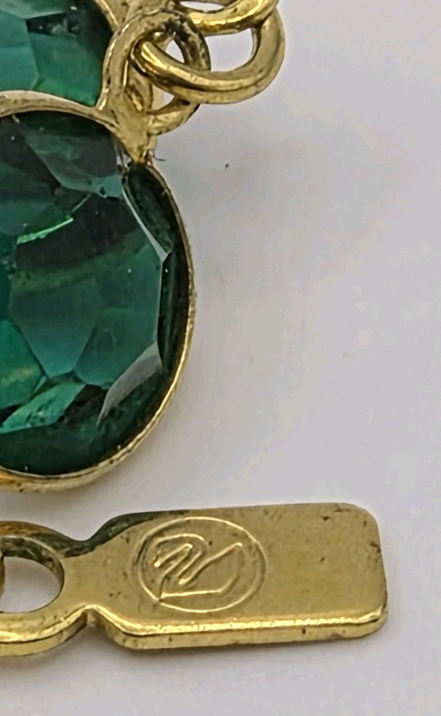 vintage Swarovski crystal station necklace8
