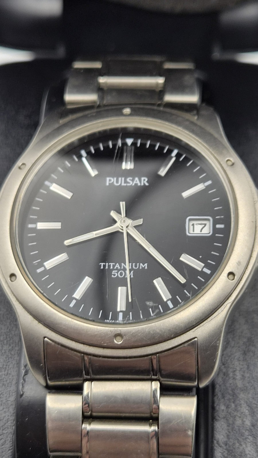 vintage Mens Pulsar Titanium VX42-X065  quartz watch  1