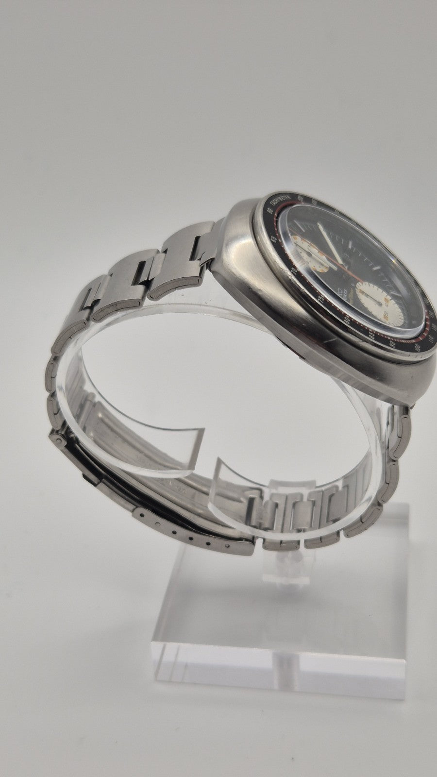SEIKO 6138-0011 UFO Automatic Chronograph Watch Vintage Men's Black Dial 5